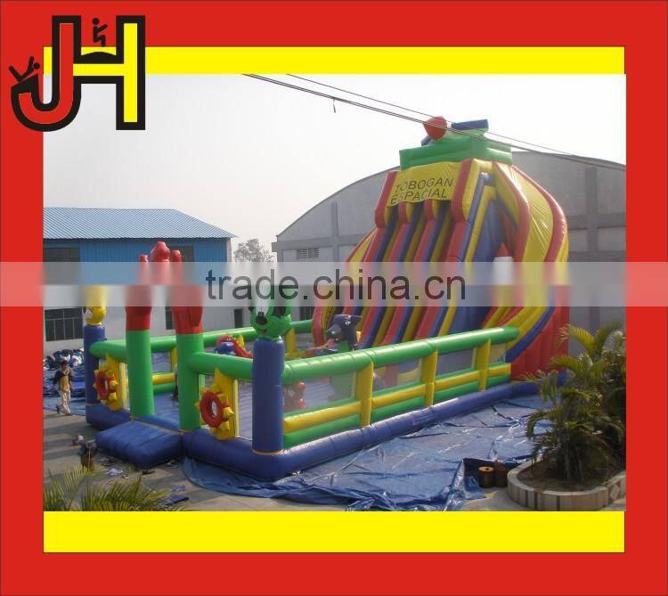 Industrial Playground Equipment Cheap Inflatable Jumper Castle Slide