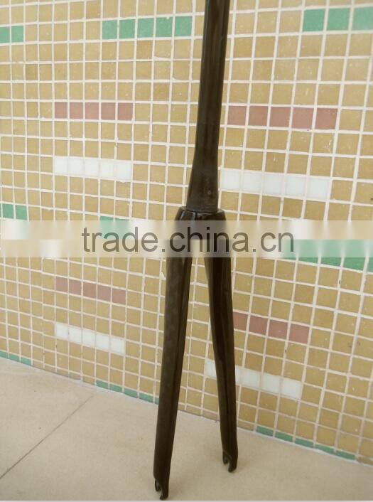 Full Carbon Fiber 700C Road Tapered Fork 12k weave