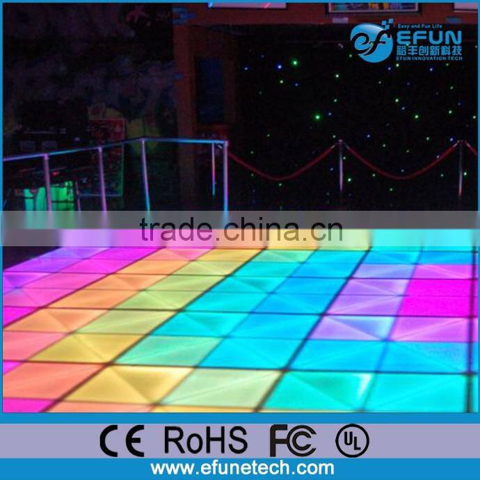 2016 new digital full color dance floor tiles,disco interior led disco floor