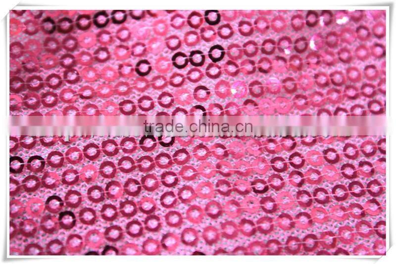 Newest Design cheap shiny red stretched sequin waterproof upholstery fabric