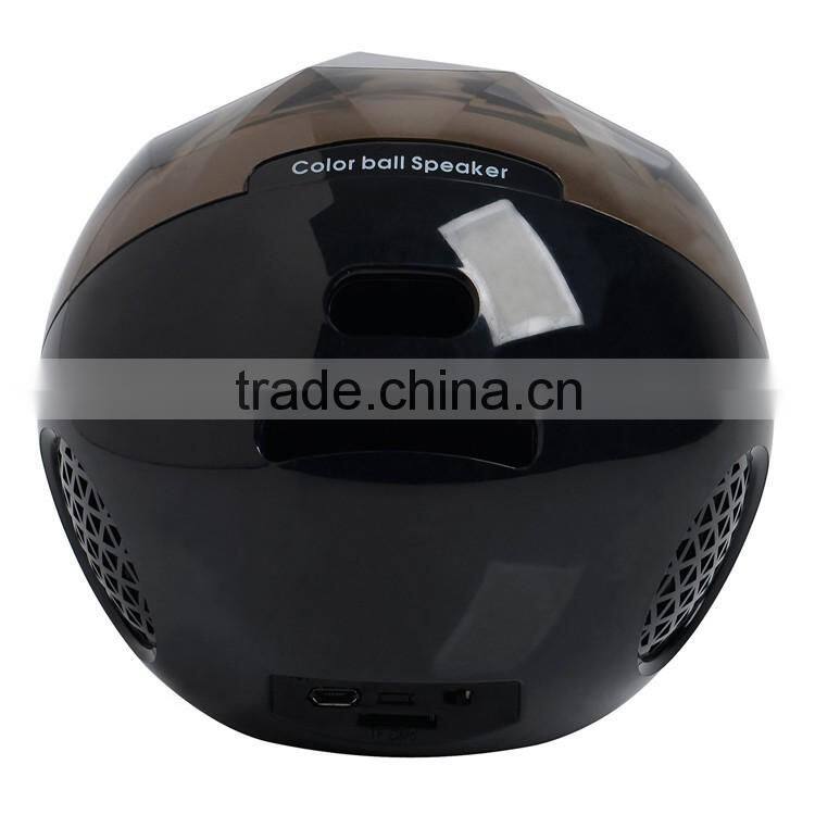 Ball Bluetooth Speaker Disco Party LED Colorful Rainbow Light Hi-fi Mp3 Speakers