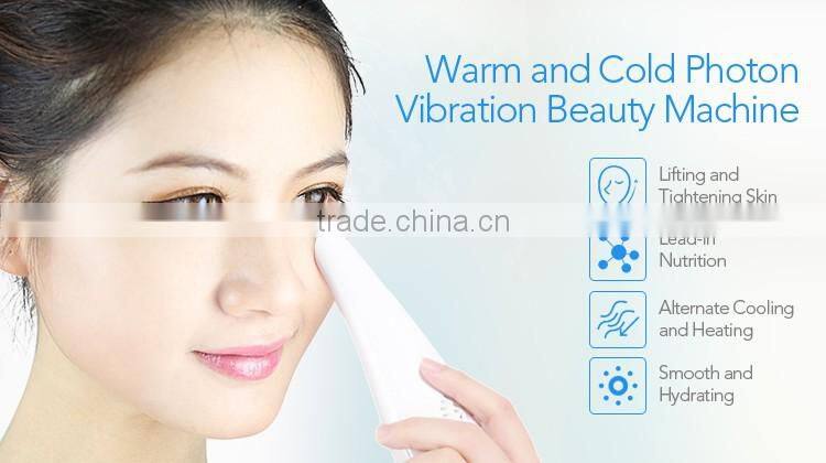 Home use photon light therapy warm and cold vibration machine