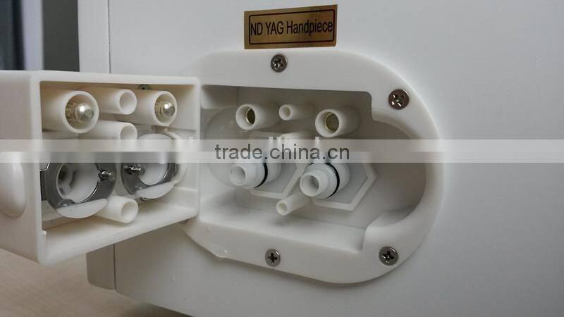 2016 china laser beauty equipment Q-switched nd yag laser tattoo removal 1320nm black doll for salon use