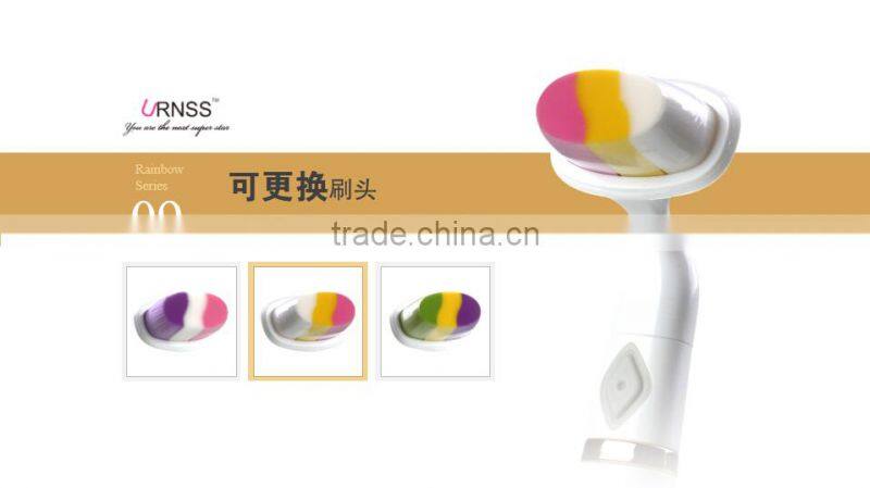 Deep Clean Battery Operated Facial Cleanser Face Skin Care Brush Massager Scrubber