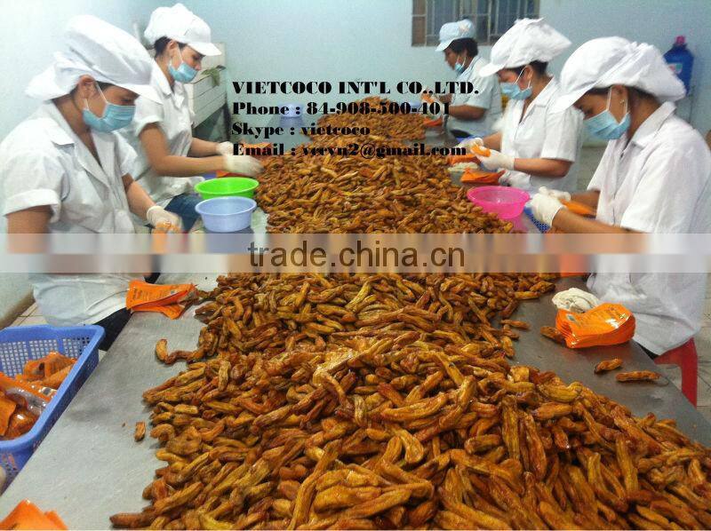 Sun dried bananas