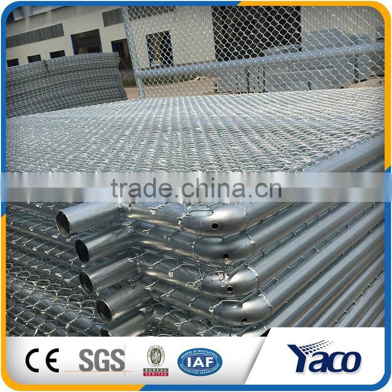 Residential building use Good rigidity Galvanized chain link fence panels