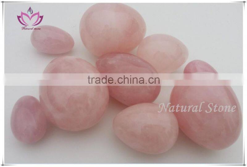 Rose Quartz Yoni Egg drilled,for Women Strengthening Pelvic Floor Muscles and for Countering Stress Adult Urinary Incontinen