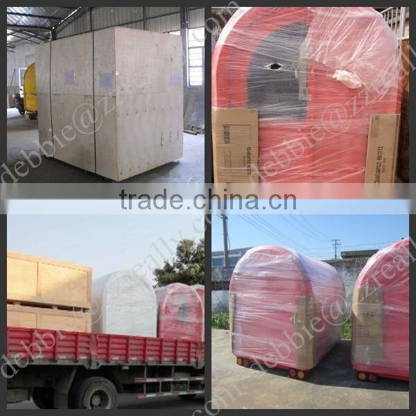 2.8m long fast food trailer food kiosk for sell snacks on alibaba