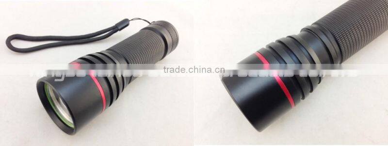 Hot sale factory price XPE/XPG/T6 zoom 3*AAA torch led, solar flashlight torch,flashlight led