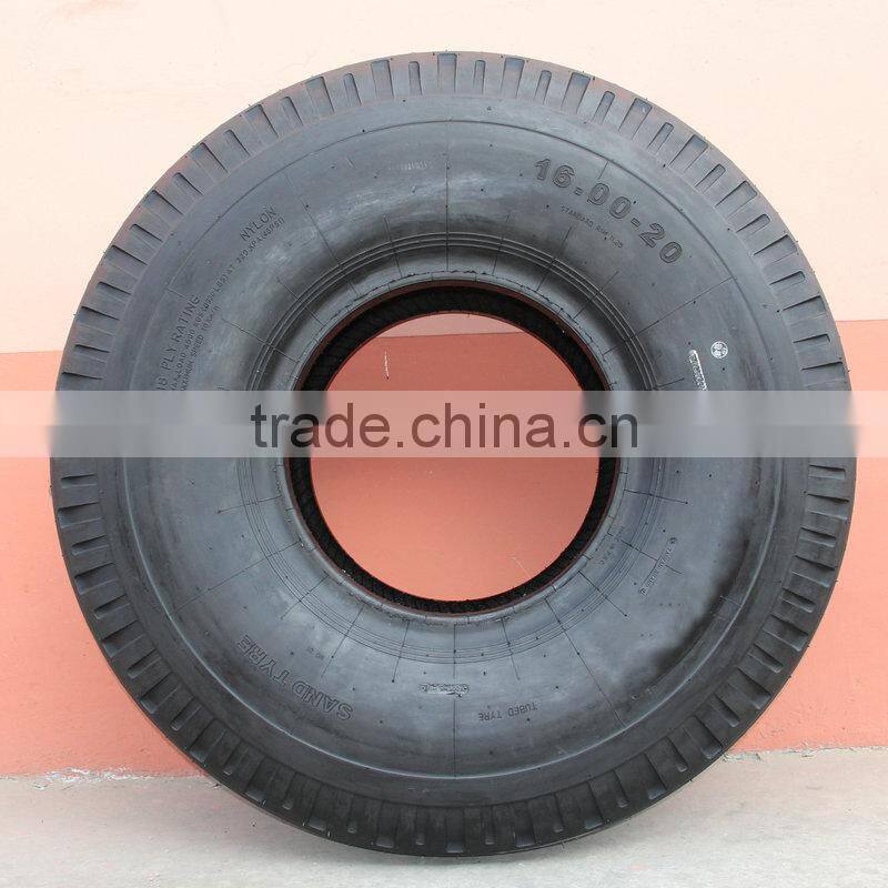 Hot Sale TAIHAO Brand Desert Tyre/Sand Tyre 1600-20 New Pattern TH808