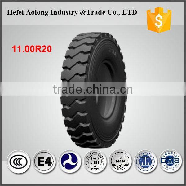 China well- known brand GL923A best rubber cheap truck tire 11.00R20