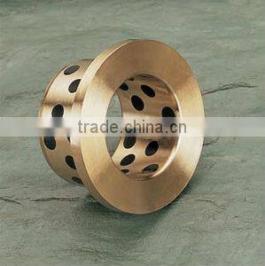 Bonze graphite flanged bearing bushing /sleeve bearing bushing