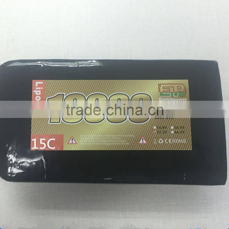 EP16000mah 15c 22.2v RC lipolymer battery pack for drone ,Quadcopter