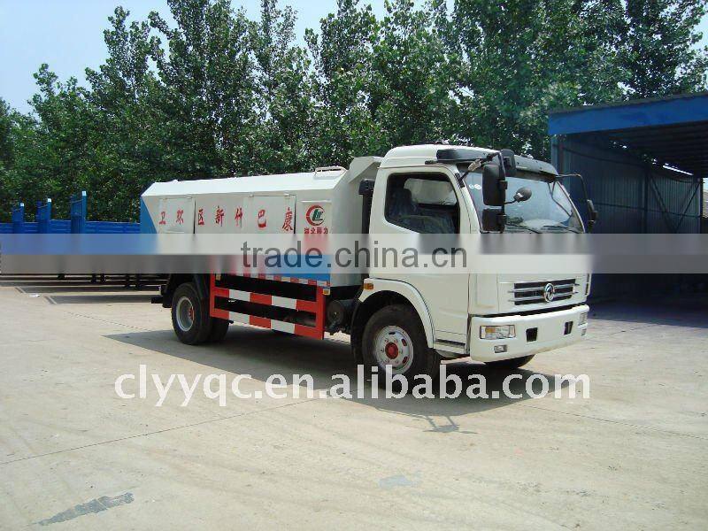 small dump garbage truck