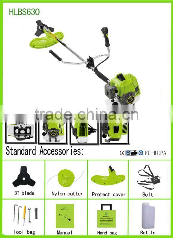 Strong power garden artificial grass cutter 63cc HLBS630