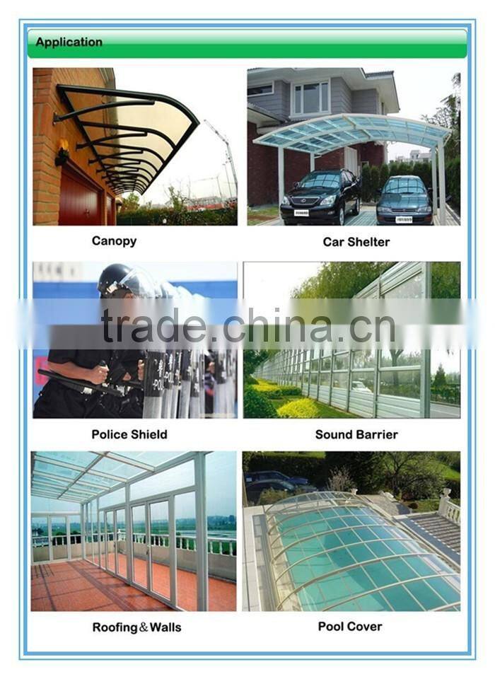 Anti-scratch solid sheet polycarbonate and PC solid sheet