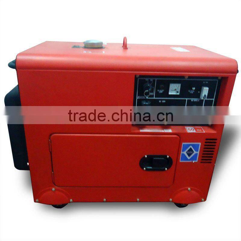 silent diesel generator 5kw with kama engine