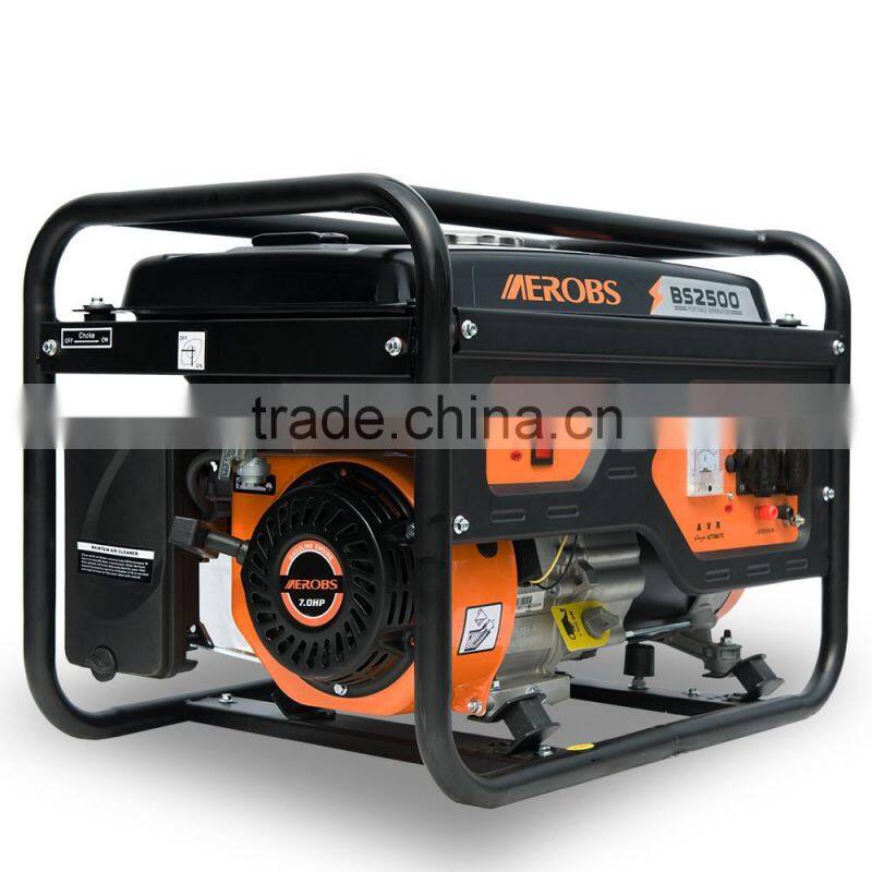BSGE2500 Knife Model AEROBS(China)Chongqing 220V AC Single Phase Portable Generator with ISO9100 CE