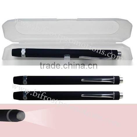 Promotional Soft Touch UV Led Medical Pen Light