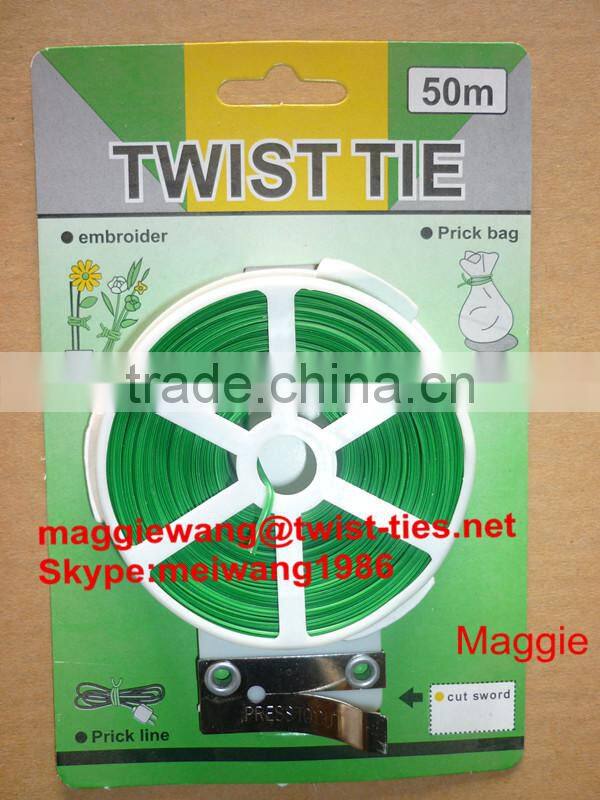 garden twist ties/plant twist ties