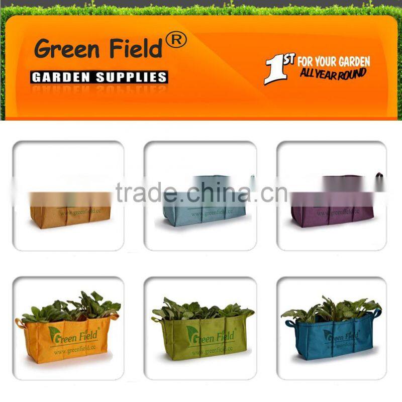 Green Field flower pots planters, flower bag