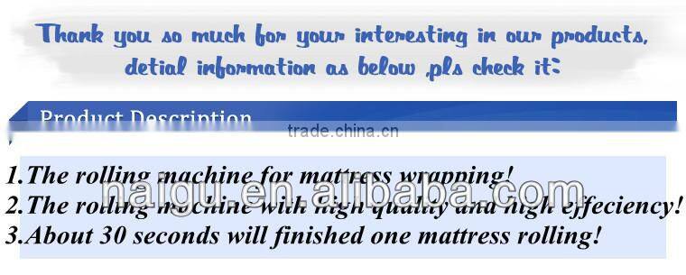 high effeciency mattress plastic wrap packaging machine