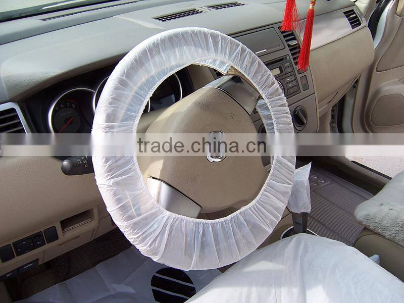 Transparent plastic car steering wheel covers for clean