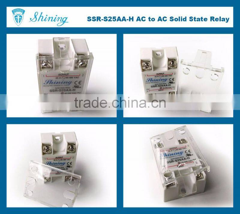 SSR-S25AA-H Shining 25A AC to AC UL High Power 240V Output Relay