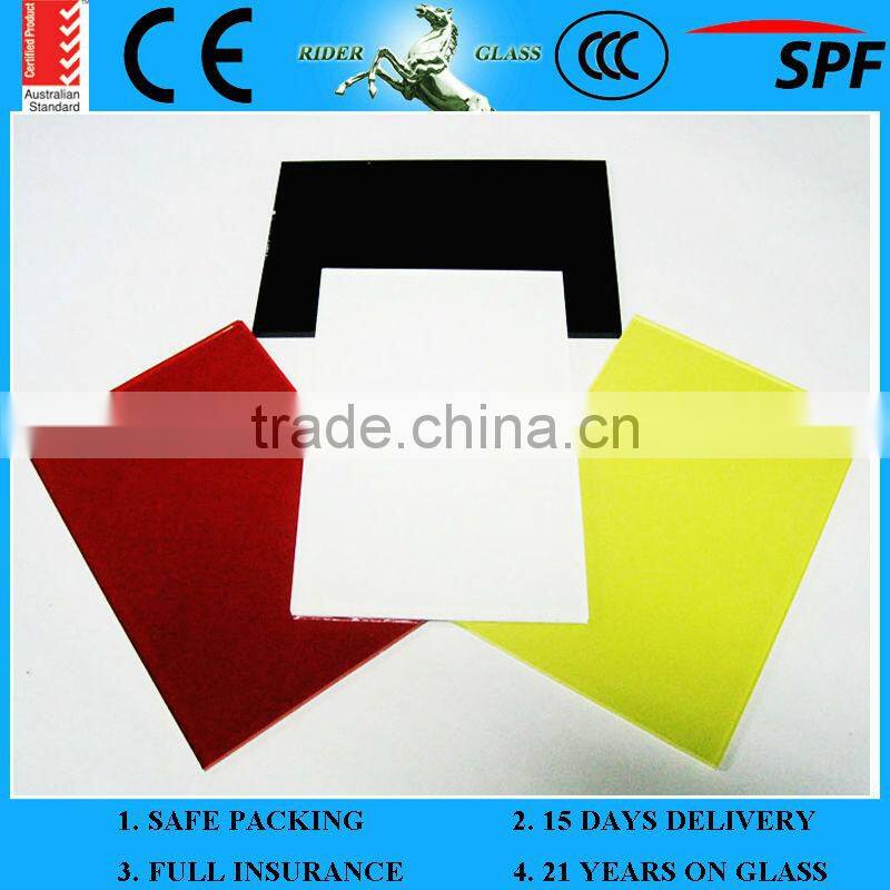 4MM WITH AS/NZS 2208 RED PAINTED GLASS