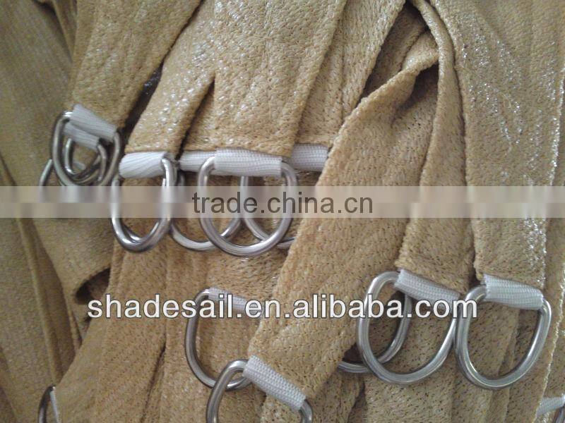 100% HDPE net UV Block breathable fabric Rectangle Shade Sail