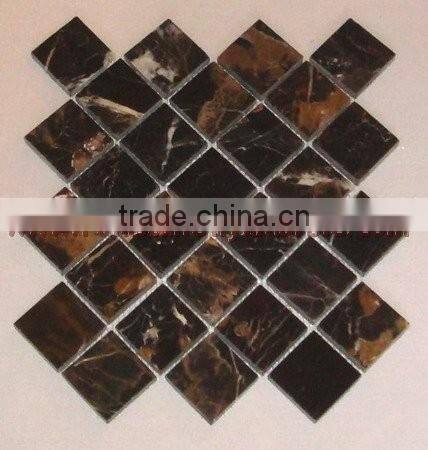 NATURAL BLACK AND GOLD ( MICAHEL ANGELO ) MOSAIC TILES