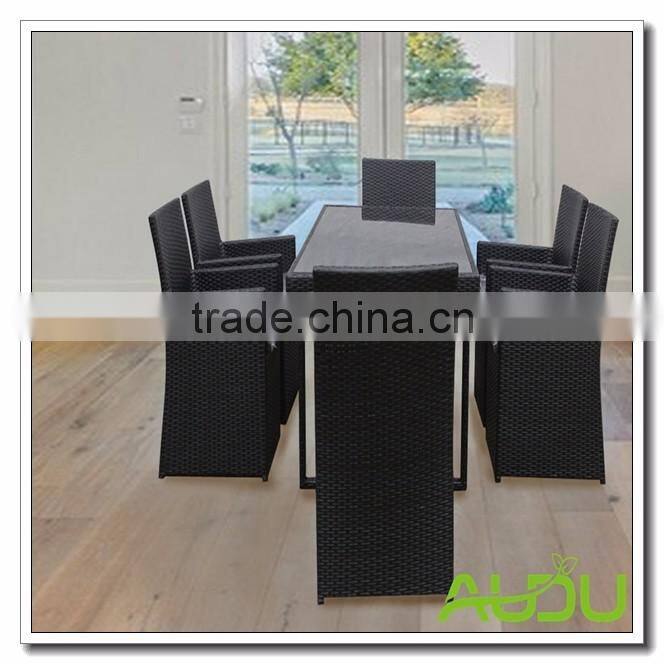 Audu Texas Outdoor Garden Rattan Dining Set