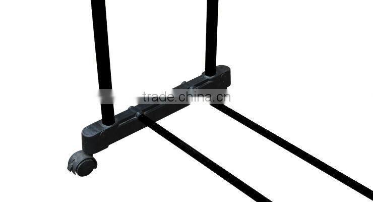 height adjustable floor lifting racks drying rack with 4 wheels