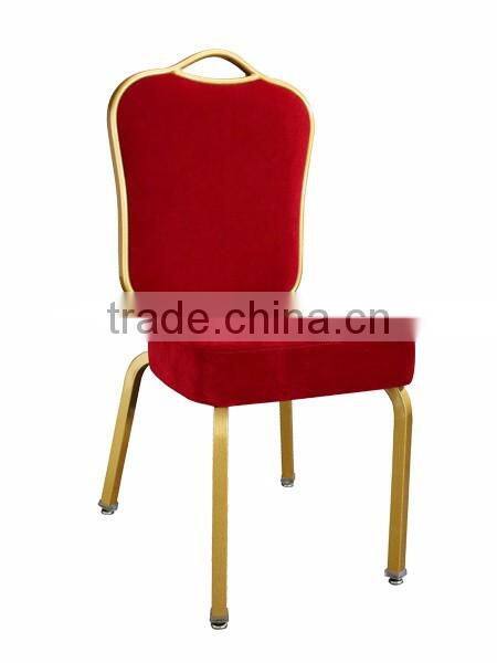 Metal legs in gold paiting leisure rocking chair no folding iron frame rocking chair for hot sale
