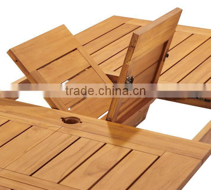 Outdoor quality dining table designs Malaysia teak solid wood dining table