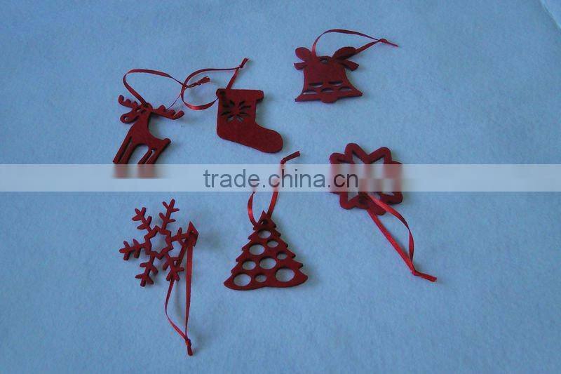 heart shape felt ornament