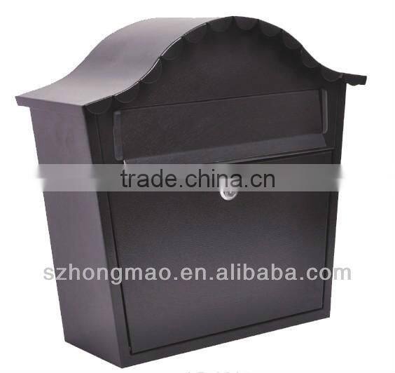 Wall mounted decorative outdoor mailbox