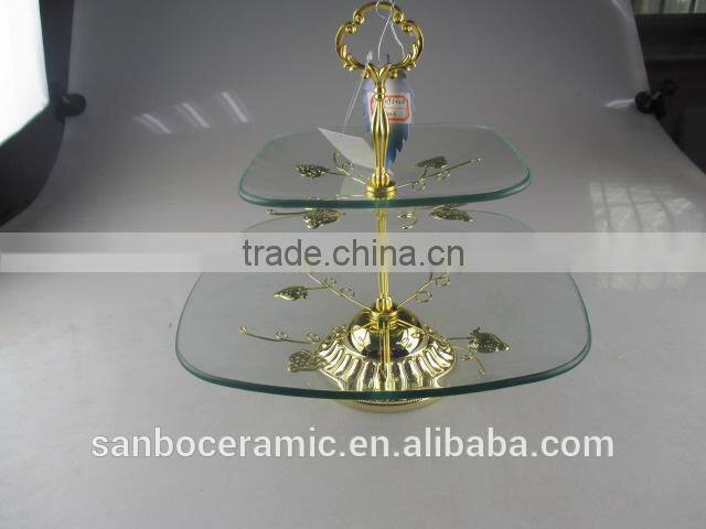 Metal Stand For Cake, 1 Tier Cake Stand for Wedding Banquet, White Wedding Cake Stand