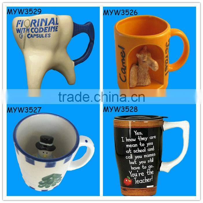 what a special white new ceramic solo skull mug cup