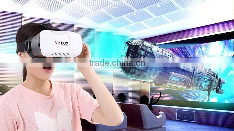 Cheap Vr Box V2 3 D Vr Glasses Mobiles 3 D Glasses Print Logo Oem With Bluetooth Gamepad Virtual Reality