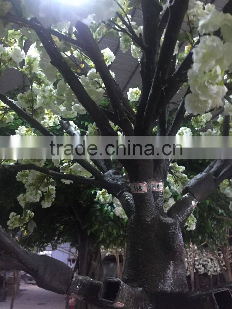 White birth Decorative large tree for wedding decoration cherry artificial tree wedding blossom tree