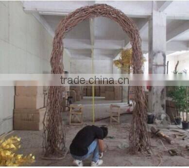 new product wedding decoration indoor & outdoor silk artificial cherry blossom arch