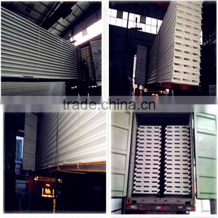 Low price PU foam sandwich wall/workshop building material polyurethane sandwich panel