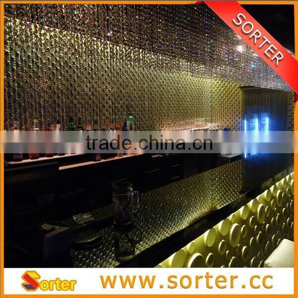 clear color crystal octagon beads for jewelry decoration fengshui