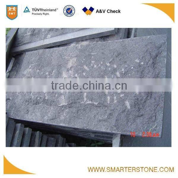 Chiseled basalt granite for wall