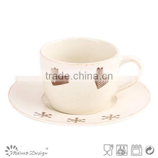 Christmas snowflake design high volume coffee cup and sauce