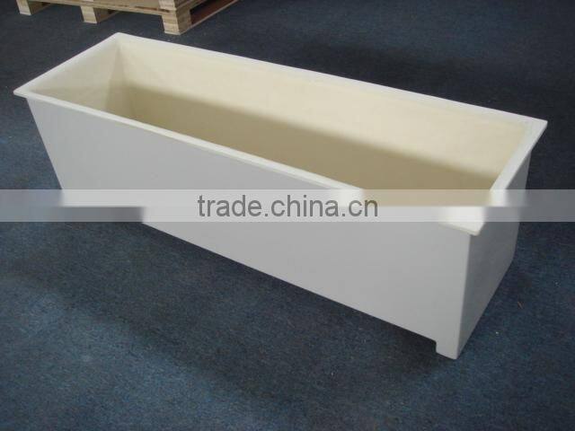 White dock box, FRP storage box durable fiberglass