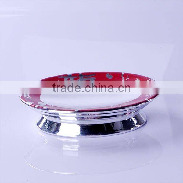 Chrome 4pcs bath set with different decal