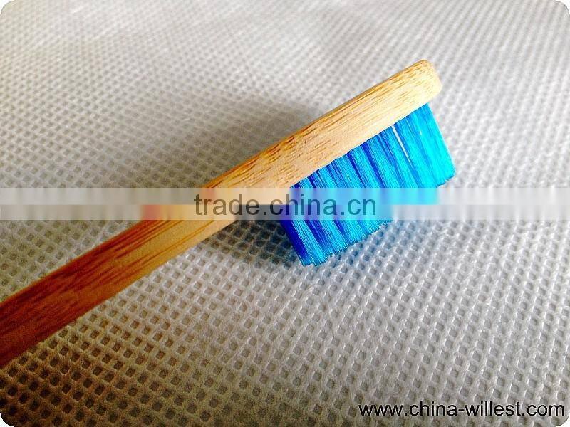 home use bamboo tooth brush, toothbrush with bamboo handle