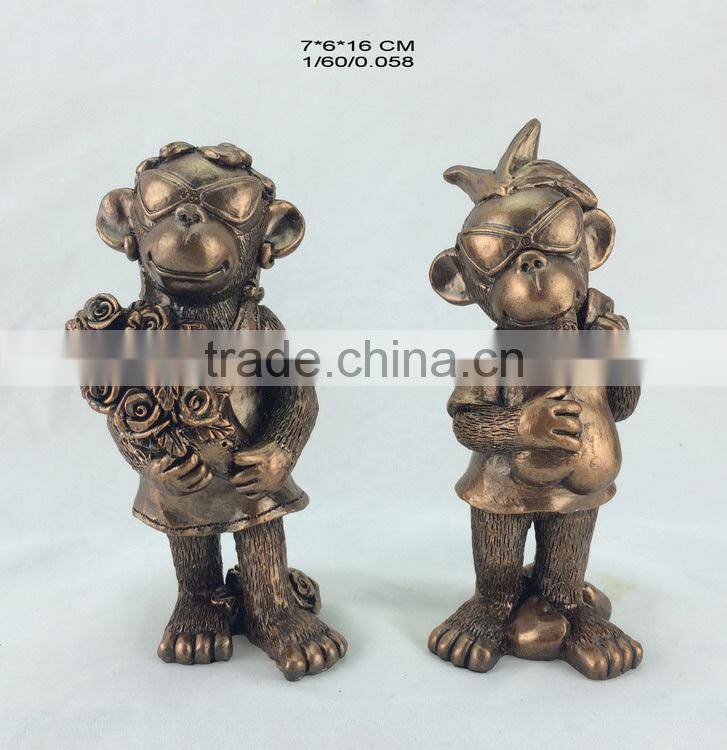 New design polyresin monkey for 2016 russia new year
